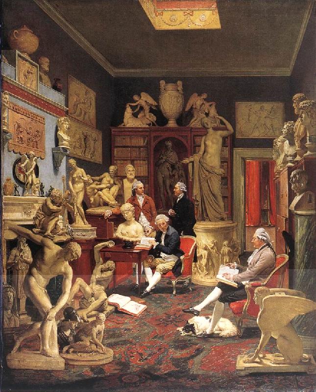 ZOFFANY  Johann Charles Towneley in his Sculpture Gallery